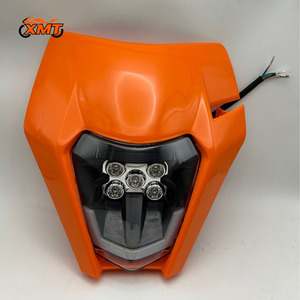 Ensemble de phares avant à LED, lampe de masque avant à LED pour <span class=keywords><strong>KTM</strong></span> EXC EXCF SX XC 125 150 250 <span class=keywords><strong>350</strong></span> 450 Motocross Dirt Pit Bike Moto - Product Image 4