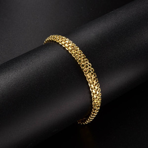 polished tightknit multilayer reflective trendy unisex copper <b>men</b> pour femmes couples fashion <b>bangles</b> bracelet - Product Image 4