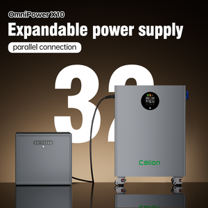 Système de stockage d'énergie tout-en-un 12 kW, solution de secours hybride solaire avec onduleur LiFePO4 32 kWh - Product Image 6