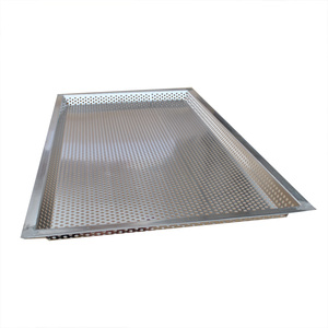 Plateau de cuisson du pain/Plateau en métal perforé et non perforé en alliage d'aluminium en <span class=keywords><strong>acier</strong></span> inoxydable pour la déshydratation au four - Product Image 4