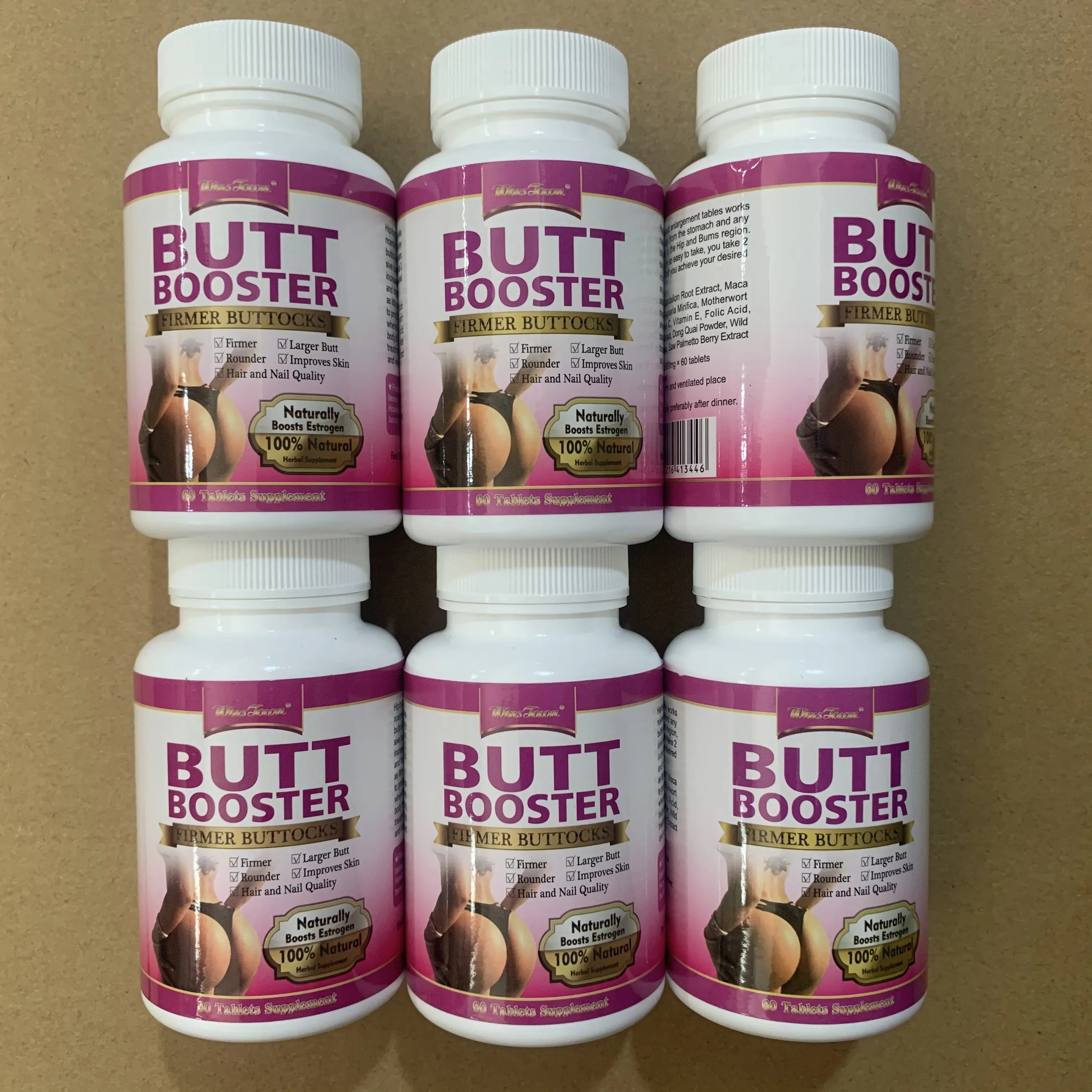 Healthcare Supplements BUTT BOOSTER tablet FIRMER BUTTOCKS Firmer Rounder Larger hip Butt women's shapers big ass tablet