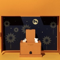 Nouveau papier de boîte en carton fait main de logo personnalisé de conception pour l'emballage et le calendrier de boîte de chocolat
