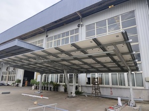 Système de montage solaire en aluminium UISOLAR, <span class=keywords><strong>poteaux</strong></span> et structure de <span class=keywords><strong>carport</strong></span>, panneaux solaires pour parking, carports en acier - Product Image 6