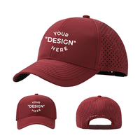 Cappello da Golf Sportivo SHINY Premium con Tecnologia Idrofobica, 5 Pannelli, Logo Personalizzato, Impermeabile e Traspirante, 100% Poliestere