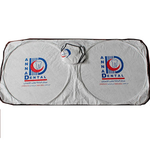 Nuovo materiale Tyvek durevole parasole <span class=keywords><strong>auto</strong></span> blocchi pieghevoli <span class=keywords><strong>sole</strong></span>, calore e raggi UV con Logo stampato schermo solare automobilistico - Product Image 1