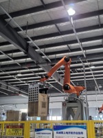 Système de palettisation robotisé pour caisses/cartons/sacs - Poste de travail robotisé pour la manutention