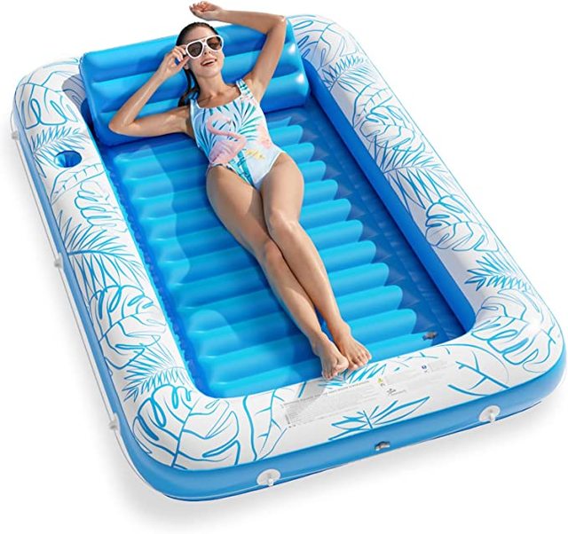 Outdoor Wholesale Water Bed Mattress Inflatable Floats for Swimming Pool Lounger