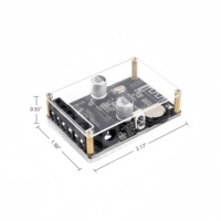 Papan Amplifier Bluetooth Stereo 30W/40W 12V/24V Modul Amplifier Digital Daya Tinggi Speaker XY-P40W
