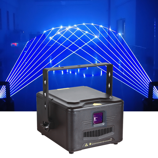 10W RGB Laser 30Kpps ILDA Projector Event Stage 3d Full Color Animation Laser Light for Dj Night Club