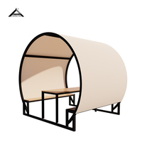 Tente d'événement extérieure personnalisée avec chaise de table étanche et facile à installer autre tente tente de camping de luxe pour restaurant, salon, café