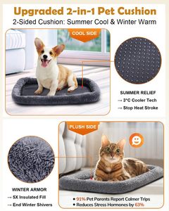 Sac de transport pour animaux de compagnie - Sac de transport pliable en tissu pour chiens et chats - Product Image 2