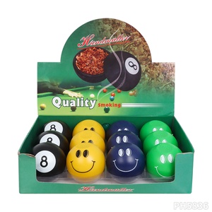 Nuovo Grinder per Erbe e Tabacco in Plastica a Forma di Sfera, Frantumatore di Spezie per Accessori - Product Image 3