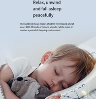 Nouvelle machine à bruit blanc intelligente pour le sommeil, haut-parleur avec lumière respirante RVB, machine sonore d'aide au sommeil