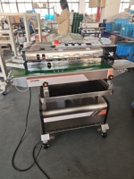 Máquina de Envasado al Vacío Continuo LF1080B, Empacadora de Fábrica de Alta Calidad, Apta para Bolsas de Plástico