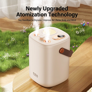 Kabelloser USB-Luftbefeuchter, leiser Nebel-Luftbefeuchter, Dual-Spray, wiederaufladbar, Tischgerät für Schlafzimmer und Büro - Product Image 3