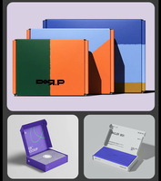 Boîte en forme de livre en carton ondulé kraft, double face, résistante aux rayures, imperméable, robuste, recyclable, personnalisable