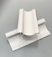 Profilé de moulure en aluminium 6063 T5 pour bande lumineuse LED linéaire à montage en surface, idéal pour la décoration de plafond moderne et minimaliste