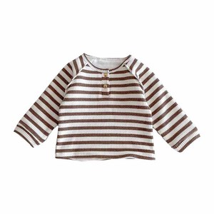 6M-3Y Baby Fleece Gevoerd Ondershirt Koreaanse Stijl Herfst Winter Dikke Warme T-shirt Tops met Ronde Hals voor Jongens Meisjes - Product Image 5