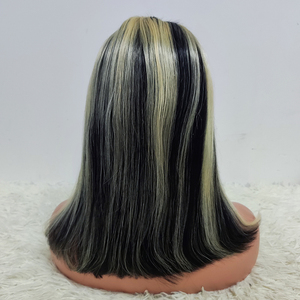 เล็ตส์ฟลาย พี1บี/613 #   วิกผมบ๊อบตรงแบบ 13x4 พร้อมเชือกผูกด้านหน้า ขนาด 10 12 14 16 นิ้ว เส้นผมธรรมชาติ ขายส่ง - Product Image 2