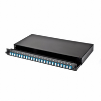 Produsen Panel Patch Cat6 24 Port kotak terminasi Harga Port 24 Panel Patch dudukan rak 19 inci Panel tempel