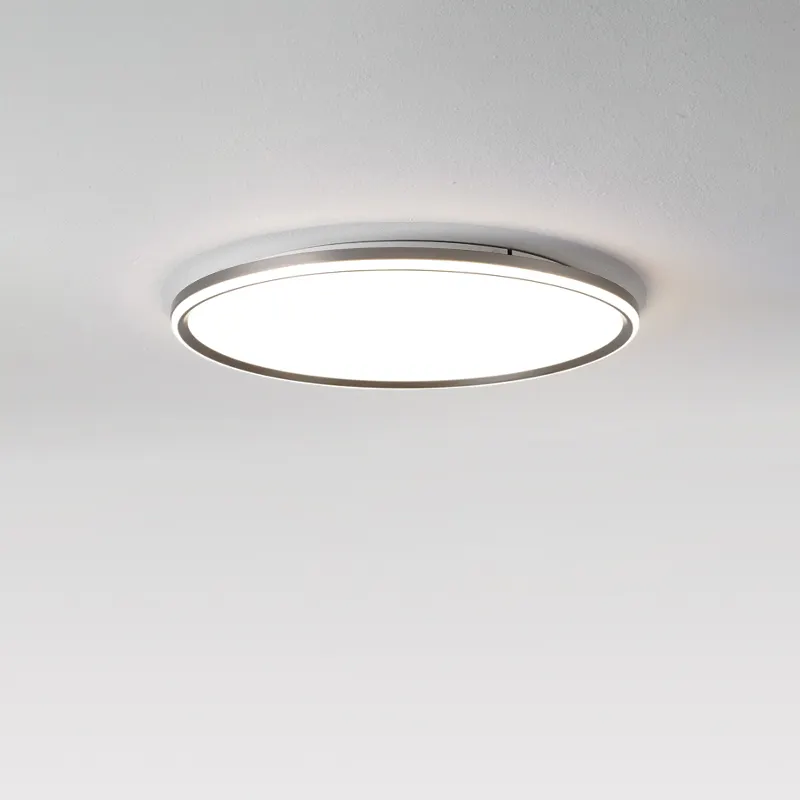 LEMI أضواء سقف مستديرة LED باللون الأبيض والأسود لغرف النوم من الألومنيوم تُثبت على السطح