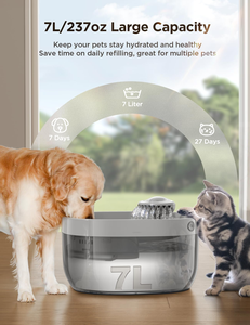 Dispensador de Agua para Mascotas de Acero Inoxidable de Alta Calidad, Moderno, Silencioso, Inalámbrico, Inteligente, de Gran Capacidad y Automático para Gatos - Product Image 2