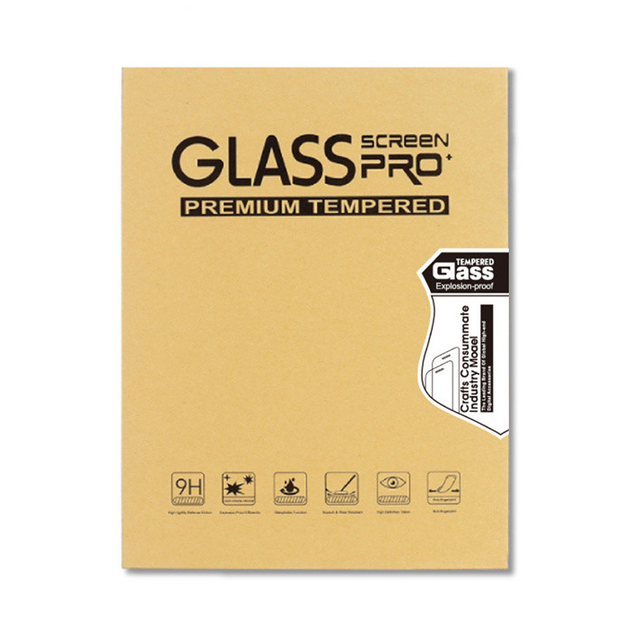 Tempered Glass Screen Guard Protective Film Retail Package for Ipad and samsung Tablets Only Package