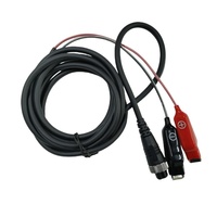 Câble d'alimentation séparateur pour moulinets de pêche électrique, prise aviation femelle 2 broches vers câble d'alimentation pour moulinets de pêche, âme en cuivre