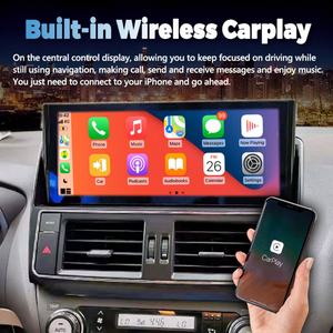 Reproductor Multimedia Android 15 de 12.3 Pulgadas para Toyota Land Cruiser Prado LC150 2014-2017, Estéreo para Auto, GPS, Carplay, Navegación, Radio - Product Image 2