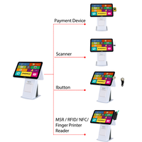 Caja Registradora Electrónica Profesional Zhongji A5, Sistema POS con Escáner de Código de Barras Integrado, Sistema Operativo Windows, 8GB de Memoria DDR4, 32GB