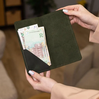 Porte-factures en cuir gravé, porte-chèques de restaurant, enveloppe à factures en cuir véritable, porte-reçus, porte-billets