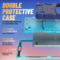 Étui de protection robuste en silicone pour tablette Samsung Galaxy Tab A11 SM-X130 X135 8,7 pouces avec béquille pliable