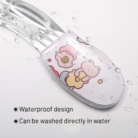 Tapis de souris transparent en gel en forme de broche pour téléphone portable Tapis de souris de jeu Repose-poignet pour la maison et le bureau