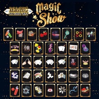 KSF-Kit de magie portable pour enfants débutants avec pièce de monnaie et tasse magique, jouets et astuces d'apprentissage