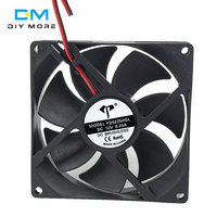 Ventilateur de refroidissement pour boîtier d'ordinateur 92mm 9225, 92x92x25mm, DC 5V 12V 24V, ventilateur de refroidissement CPU PC 2 broches, 90mm 9cm