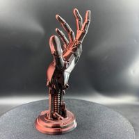 Support de manette mécanique Cyberpunk imprimé en 3D - Support de main robotique Sci-Fi pour PS5/Xbox - Présentoir de main mécanique Cyberpunk