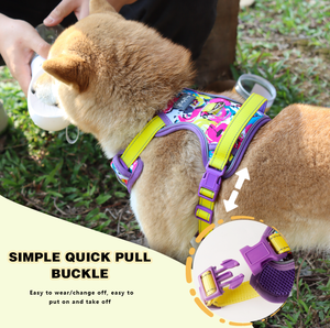 Arnés y Correa Personalizados para Perros y Gatos, con Lazo, Juego de 5 Piezas, Color Personalizado, Neopreno Táctico Ajustable, Logotipo OEM, Talla <span class=keywords><strong>XL</strong></span> - Product Image 3
