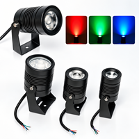Projecteur LED étanche à gradation PWM 24V RGB RGBW, éclairage de pelouse extérieur en aluminium, 8W 12W 20W, lampe de jardin paysagère IP65