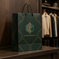 Sacs en papier kraft personnalisés avec logo, directement de l'usine, sacs d'emballage pour vêtements, sacs de shopping, chaîne verte de luxe classique