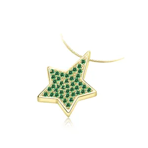 Superior material luxury necklace star pendant Gold Plated women 'jewlery' necklace for parties or daily use