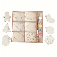 Kit d'art créatif en bois de tilleul pour la peinture DIY - Idéal pour les cadeaux de Noël et la décoration intérieure