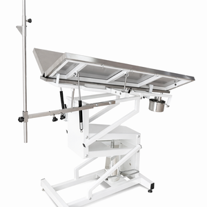 수의 수술대 내구성 있는 전문 수의 장비 수동 애완동물 수술대 수의 테이블 치료 테이블 - Product Image 3