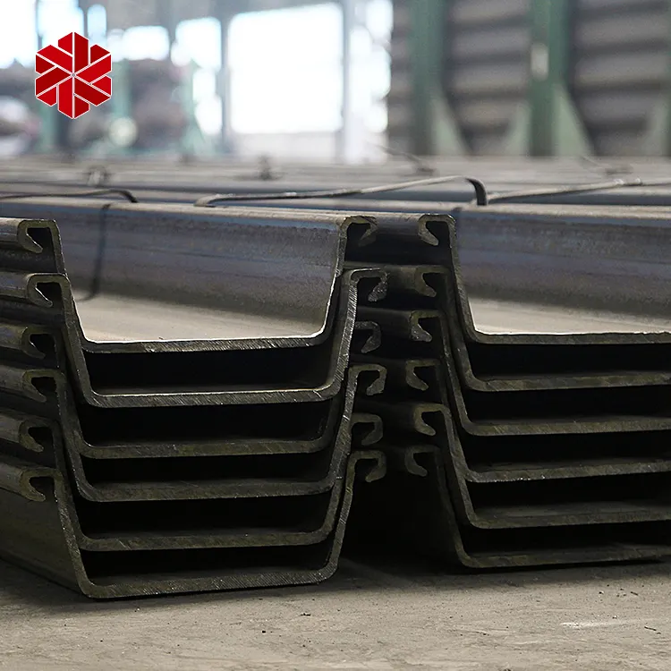 Steel Sheet Pile U Shaped Customizable Length Steel Profile GB JIS EN Carbon Steel Factory Customization