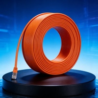 Kabel Jaringan Berpelindung Kategori 6 100m Cat6 SFTP Kabel CP LAN Cat 6a 100Mbps Transmisi Data
