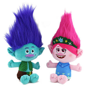 Lindos Peluches de los Trolls Unidos, Muñeco de Peluche Súper Suave, Ideal para Fiestas de Cumpleaños, 23-27cm, Regalo Promocional - Product Image 1