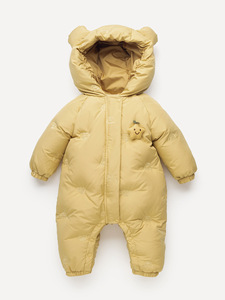 New Baby Down <strong>Jacket</strong> <strong>Jumpsuit</strong> for Boys and Girls Spring 2025 1-3 Years Zipper Closure Climbing &amp; Ski Outwear - Product Image 3