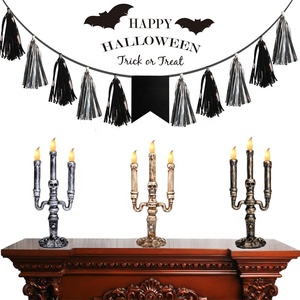Décorations élégantes pour l'intérieur de la maison, décorations de bougeoirs lumineux, décorations d'Halloween, accessoires d'ambiance pour les fêtes - Product Image 6