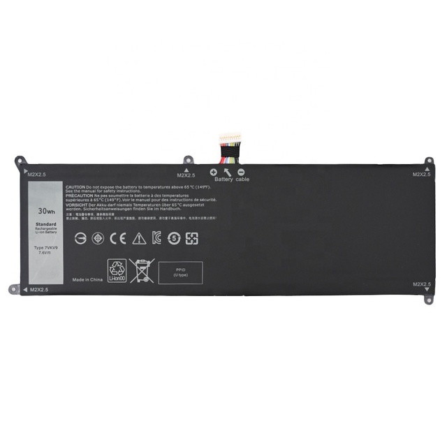 Factory Wholesale Laptop Replacement Battery for Dell XPS 12 9250 Latitude 12 7275 Series 7VKV9 9TV5X V55D0
