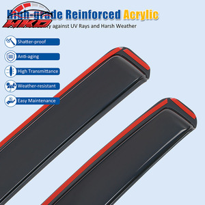 Déflecteurs de vitres en acrylique pour Hyundai Elantra 17-20 - Intégrés au profil de la fenêtre - Product Image 4