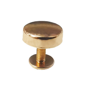 Hebillas redondas de aleación para accesorios de bolsos, tornillos Phillips de alta calidad - Product Image 5